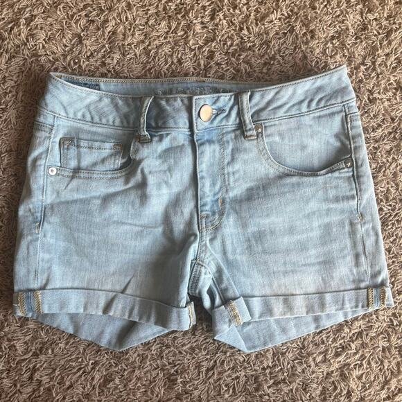 American Eagle Outfitters Light Blue Jean Shorts - Picture 6 of 6